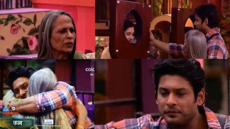 Siddharth Shukla Gets Emotional As his Mother enters the Bigg Boss