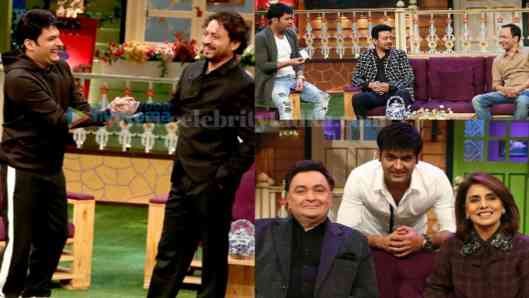 kapil sharma show, rishi kapoor, irrfan khan