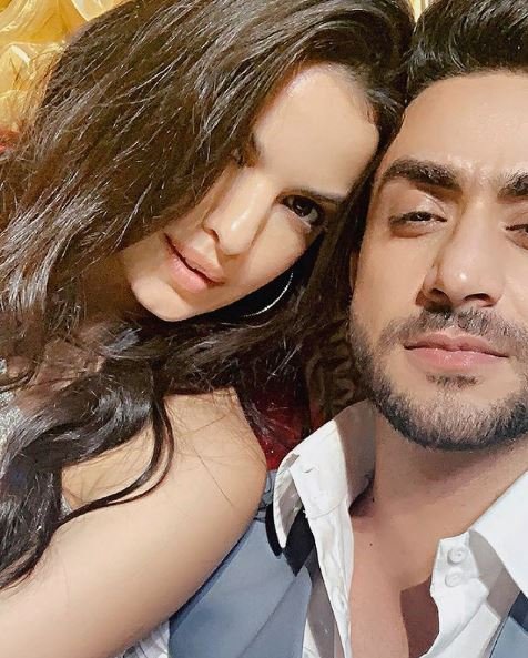 Aly Goni with Natasa Stankovic