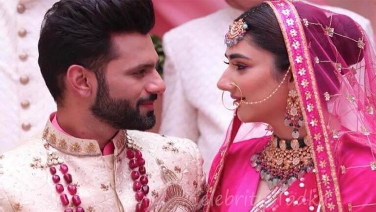 Rahul Vaidya and Disha Parmar looks Stunning as Groom & Bride in their