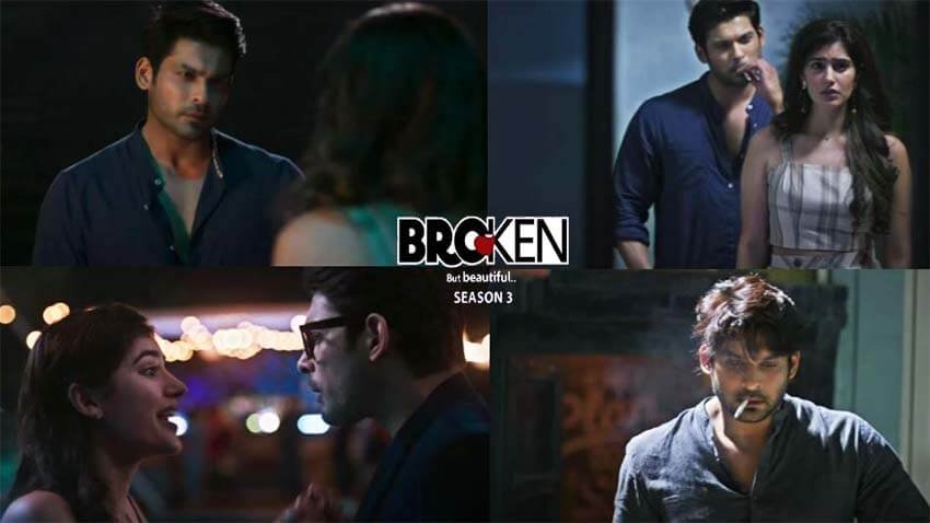 Broken but beautiful 3 trailer Sidharth Shukla Sonia rathee
