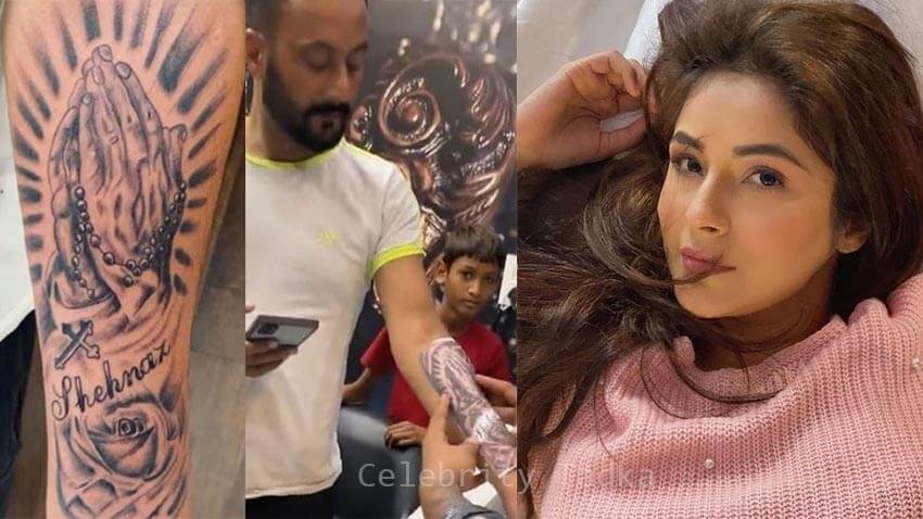 Shehnaaz Gill's Father Santokh Singh gets her name inked on his wrist  showing Support during these tough time - Celebrity Tadka