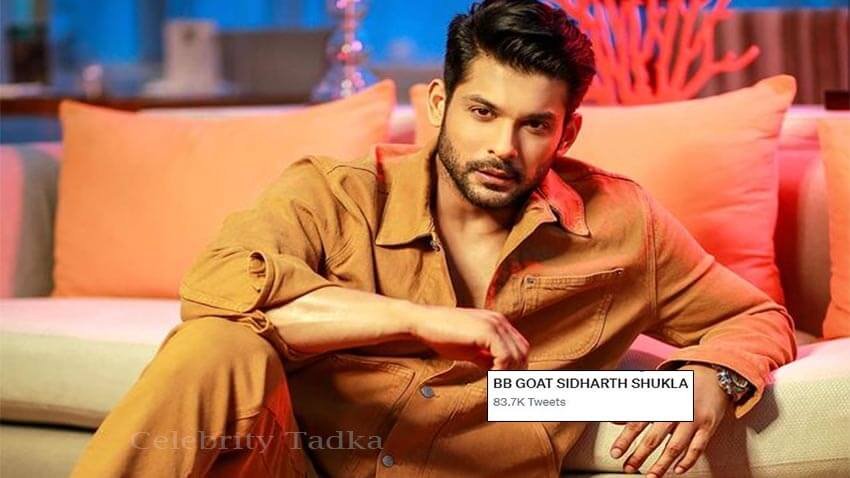 Sidharth Shukla Fans Trends Goat Sidharth Shukla Remembering Bigg Boss 13 Winner Celebrity Tadka