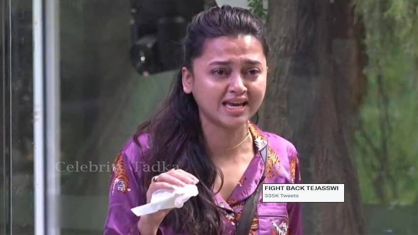 Bigg Boss 15 Fight Back Tejasswi Trends On Twitter Tejasswi Prakash S Fans Shows Their Love Support To The Actress As She Breaks Down After Fight With Nishant Bhat Celebrity Tadka