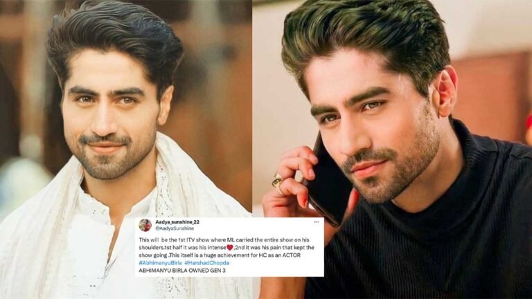 Yeh Rishta Kya Kehlata Hai fans trends ABHIMANYU BIRLA OWNED GEN 3 expressing their love for Harshad Chopda as his track about to end